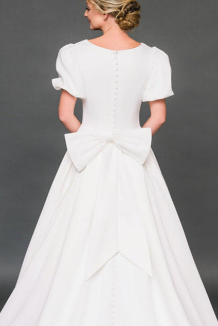 Matte Satin Bow S114
